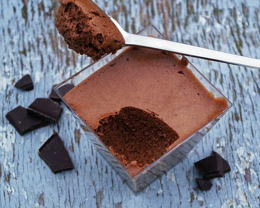 Dark Chocolate Mousse with Istrian EVOO 🍫