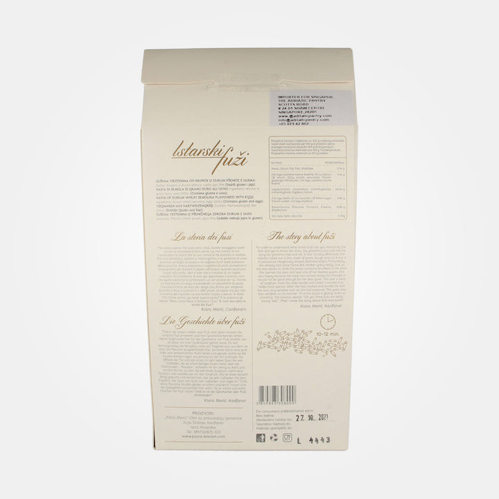 Istrian Fuži Pasta
