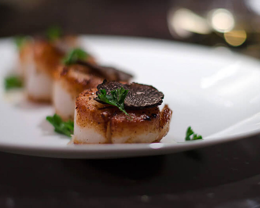 Fresh Black Truffle Scallops 🌊