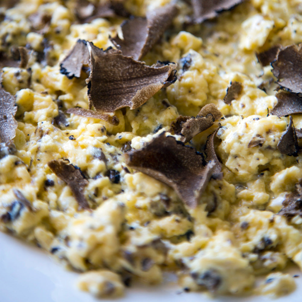 Sliced Istrian Black Summer Truffles