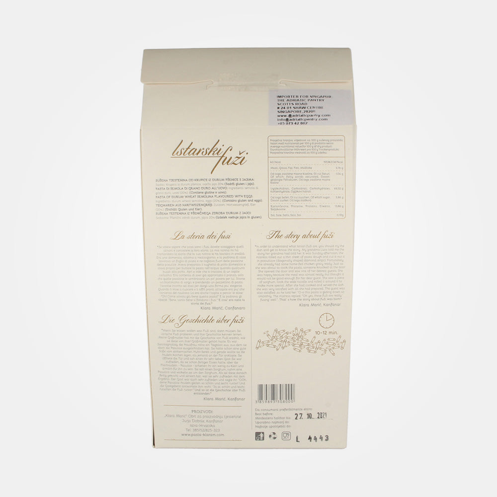 Istrian Fuži Pasta